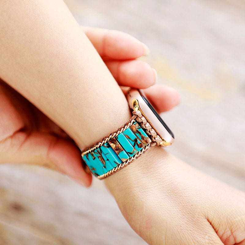 Native Turquoise Apple Watch Strap