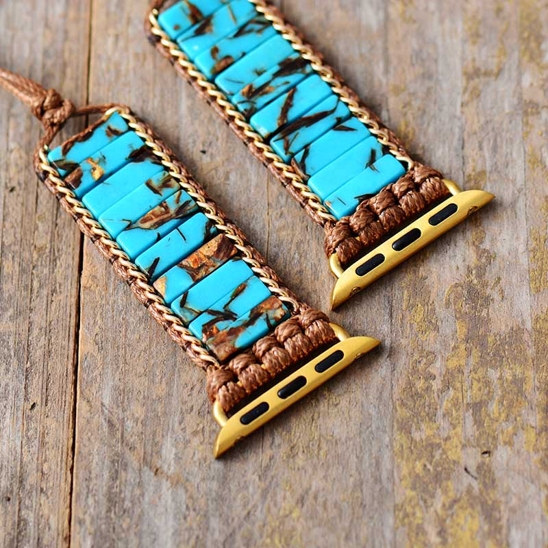 Native Turquoise Apple Watch Strap