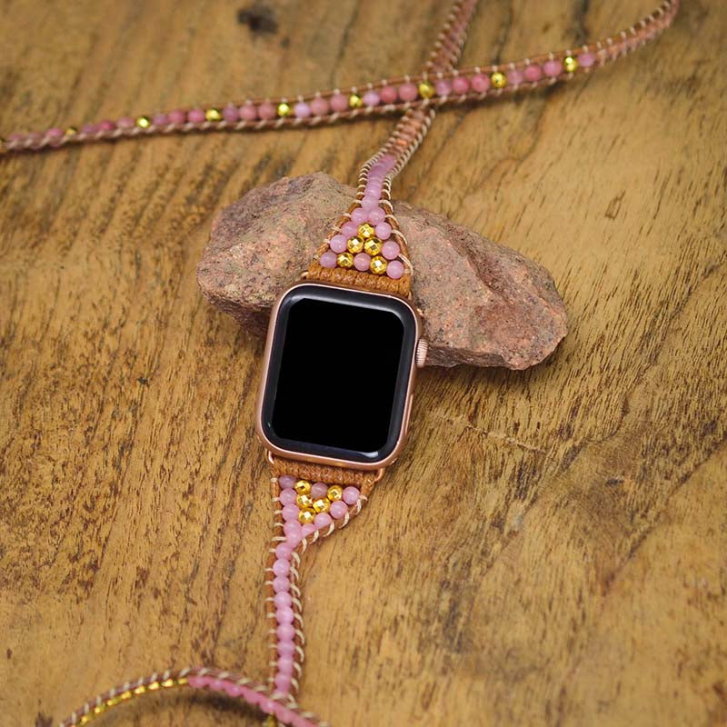 Golden Rose Quartz Apple Watch Strap